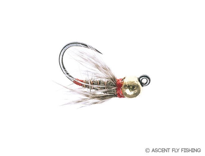 Зимняя приманка Ascent Fly Fishing Tungsten Jig Guides Choice Hares Ear