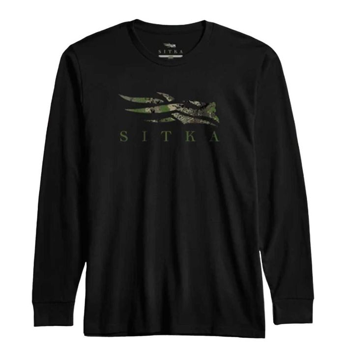 Рыболовная рубашка Sitka Gear Sitka Icon Optifade Long Sleeve Tee - Black Clover