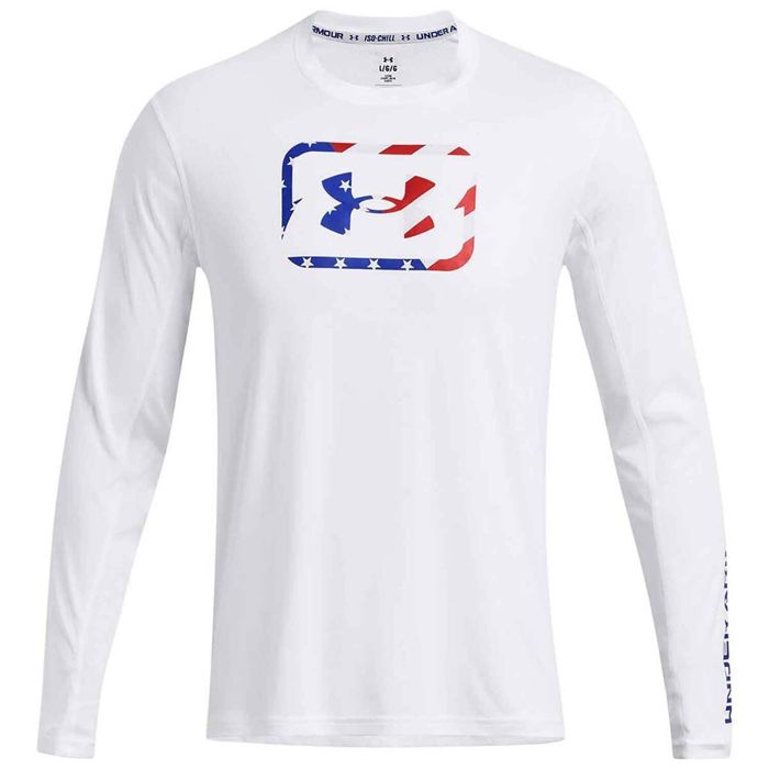 Рыболовная рубашка Under Armour Men's Iso-Chill Freedom Hook Long Sleeve Fishing Shirt - W