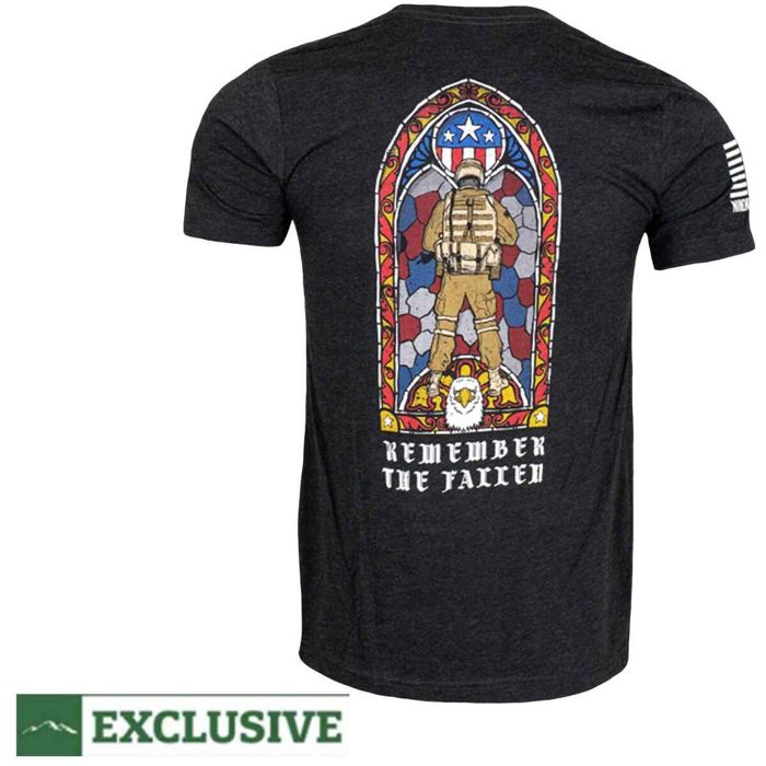 Рыболовная рубашка Nine Line Men's Stained Glass Veteran Short Sleeve Casual Shirt