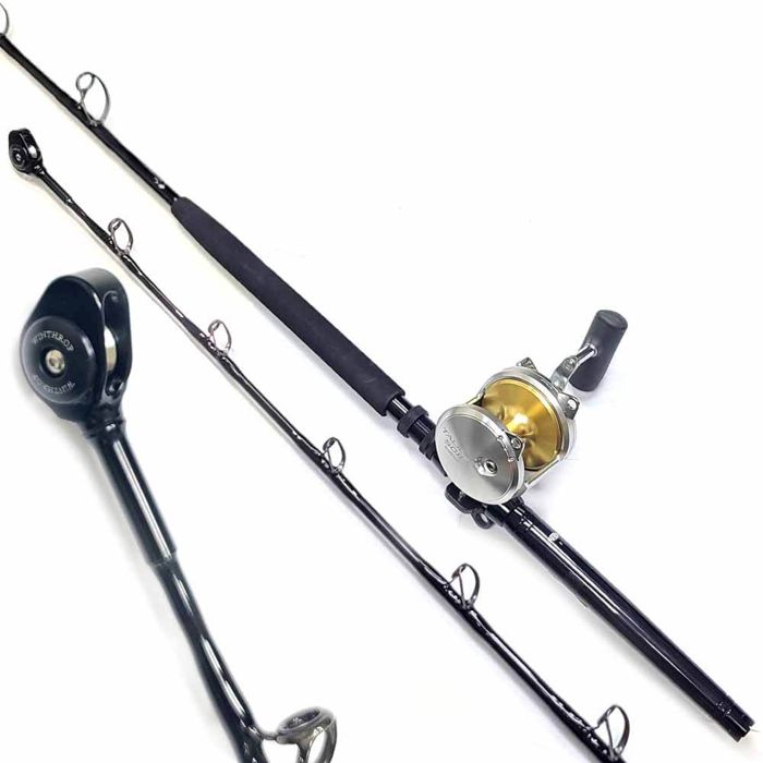 Комплект удилище + катушка Shimano Talica 50IIA Reel And Capt. Harry's 50LB Stand-Up Rod C