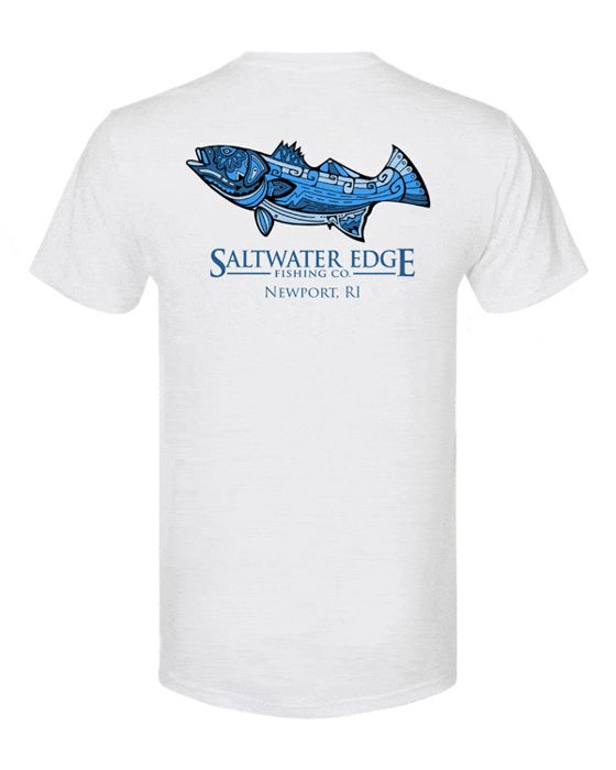 Рыболовная рубашка The Saltwater Edge Saltwater Edge MakerJake Striped Bass T-Shirt