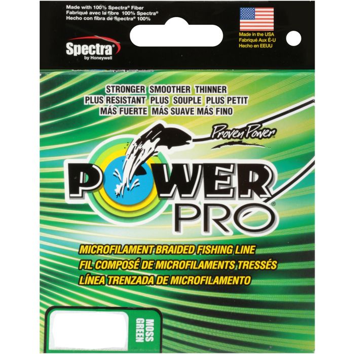 Плетёный шнур SHIMANO POWER PRO 65-0150 65LB SPECTRA 150YD GREEN