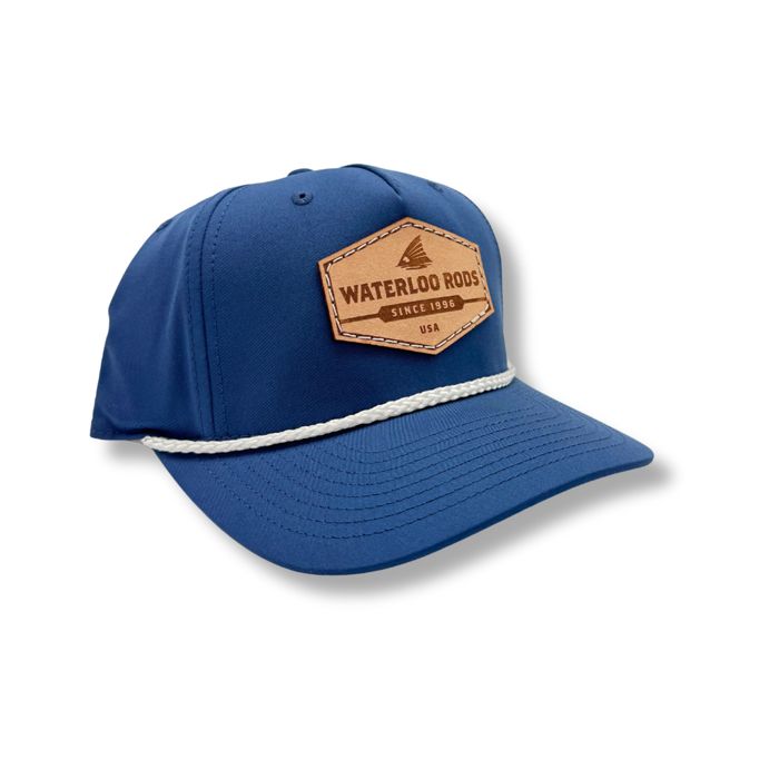 Головной убор Richardson Waterloo Blue and White Rope Cap - Leather Hex Patch