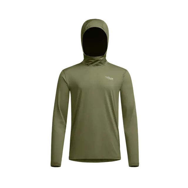 Рыболовная рубашка Sitka Guard Sun Hoodie ~ Pine Green