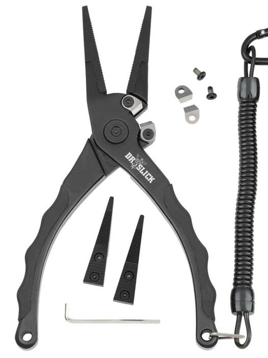 Плоскогубцы рыболова Dr Slick Dr. Slick Squall Pliers w/ Replaceable Cutter and Jaws