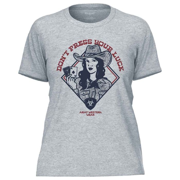 Рыболовная рубашка Ariat Women's Don't Press Your Luck Short Sleeve Casual Shirt