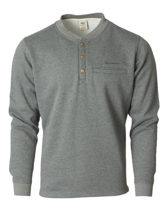 Рыболовная рубашка Banded Casual Hometown Henley Sweatshirt