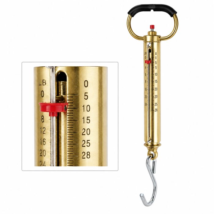Липгрип или весы Chatillon 100lb Brass Scale w/ Tell-Tale Ring