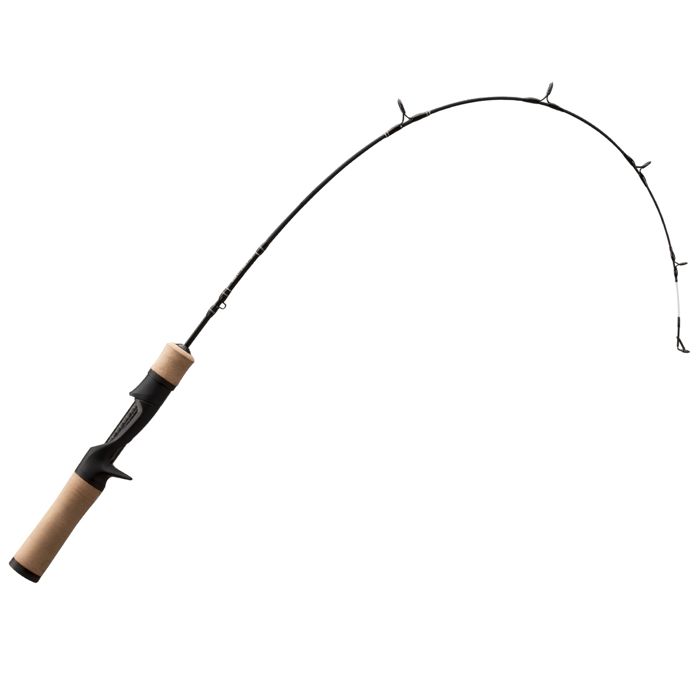 Кастинговое удилище 13 Fishing Omen Ice Fishing Casting Rod - Black, 32in, Medium Heavy Po