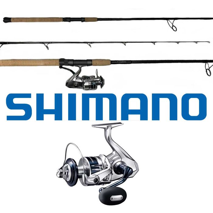 Комплект удилище + катушка Shimano Saragosa 8000 And Capt. Harry's CHSC820 Spinning Combo