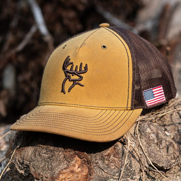Головной убор Buck Commander Brown Waxed Canvas Icon Richardson Hat