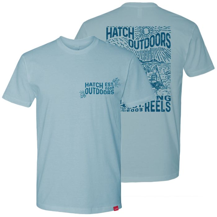 Рыболовная рубашка Hatch Outdoors, INC Destination Tee: Salt