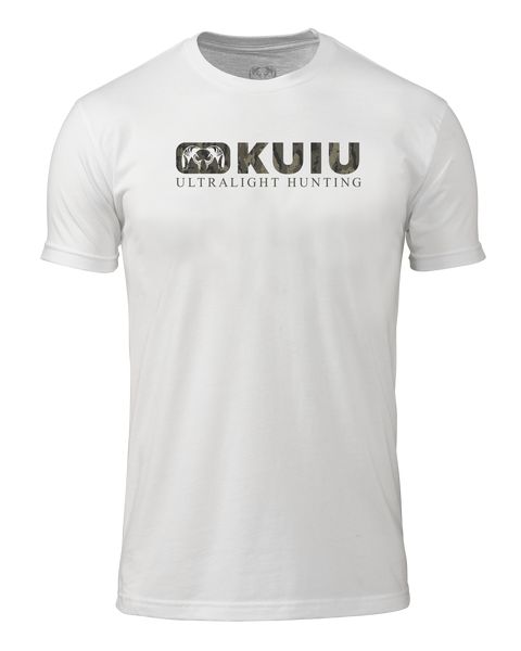 Рыболовная рубашка KUIU Veros Block Logo T-Shirt | White