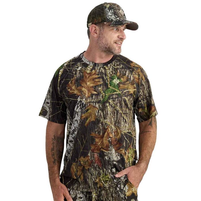 Рыболовная рубашка Nomad Men's Mossy Oak New Break-Up Mirage Short Sleeve Hunting Shirt