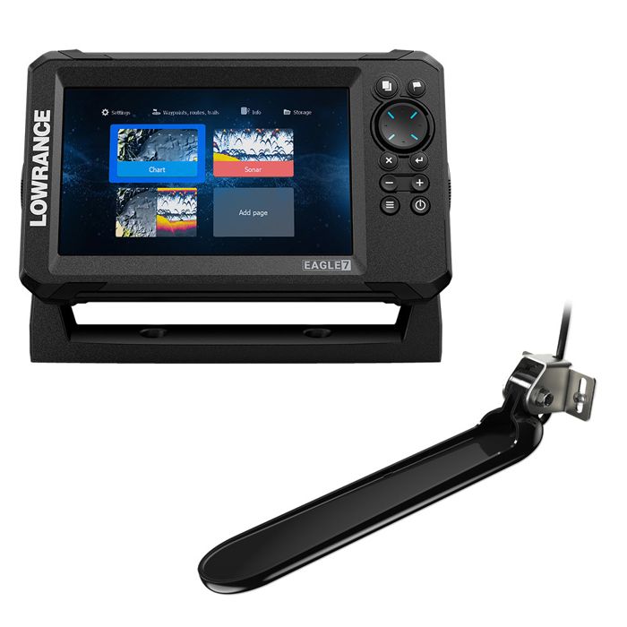 Эхолот Lowrance Eagle 7 Fishfinder Chartplotter w/TripleShot HD Transducer and C-M