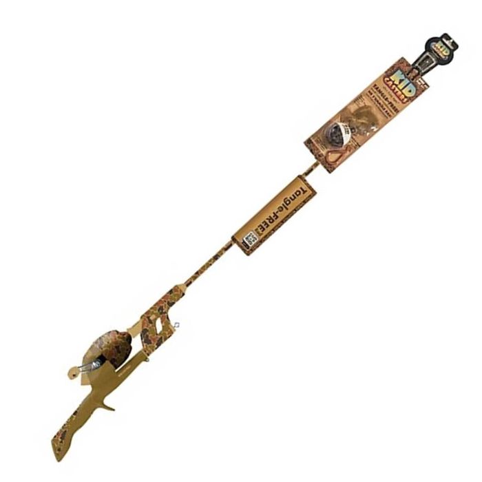 Комплект удилище + катушка Profishency Kid Casters Retro Camo Tangle-Free Spincast Rod and