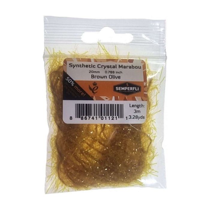 Материал для вязания мушек Semperfli Synthetic Crystal Marabou