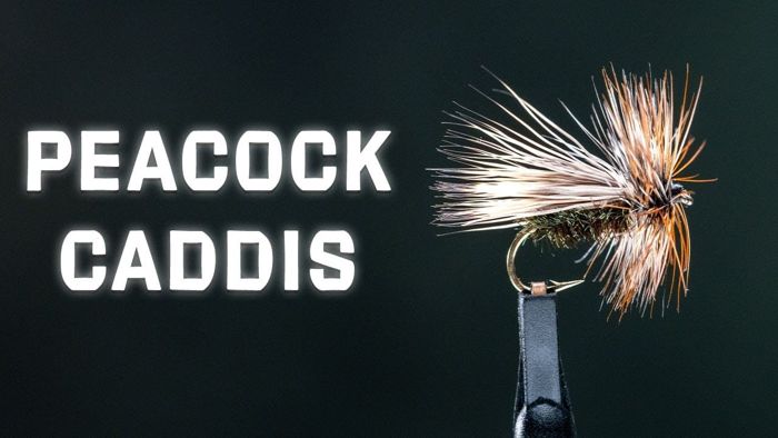 Набор для вязания мушек Trident Peacock Caddis Dry Fly Tying Video Material Kit