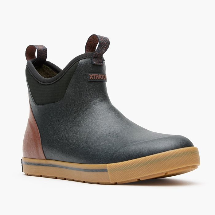 Палубные ботинки Xtratuf Men's Camp Fleece Lined 6 in Ankle Deck Boot