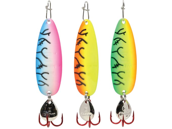 Колеблющаяся блесна Clam Ribbon Leech Flutter Spoon Kit