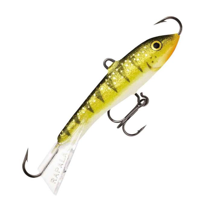 Зимняя приманка Rapala Jigging Rap Ice Fishing Lure - Glow Yellow Perch, 1/8oz, 1-1/4in