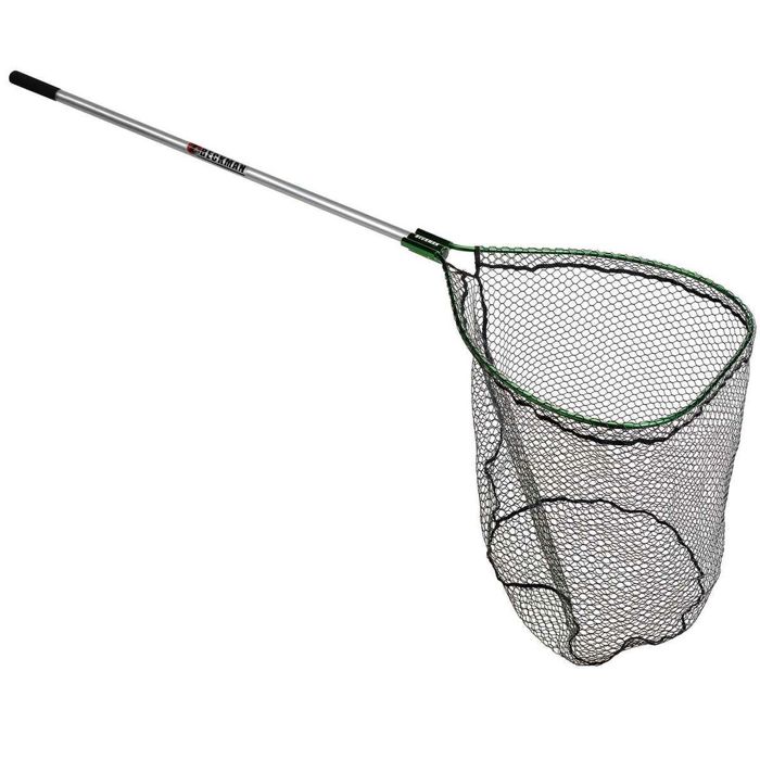 Подсачек Beckman Fixed Handle/Coated Nylon Landing Net - Green/Silver, 26in W x 34in L