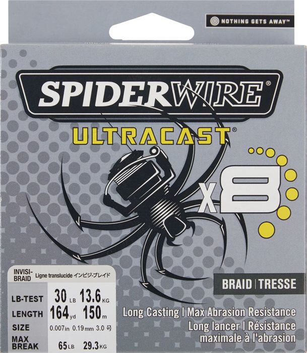 Плетёный шнур Spiderwire Ultracast 164 yds Braided Fishing Line