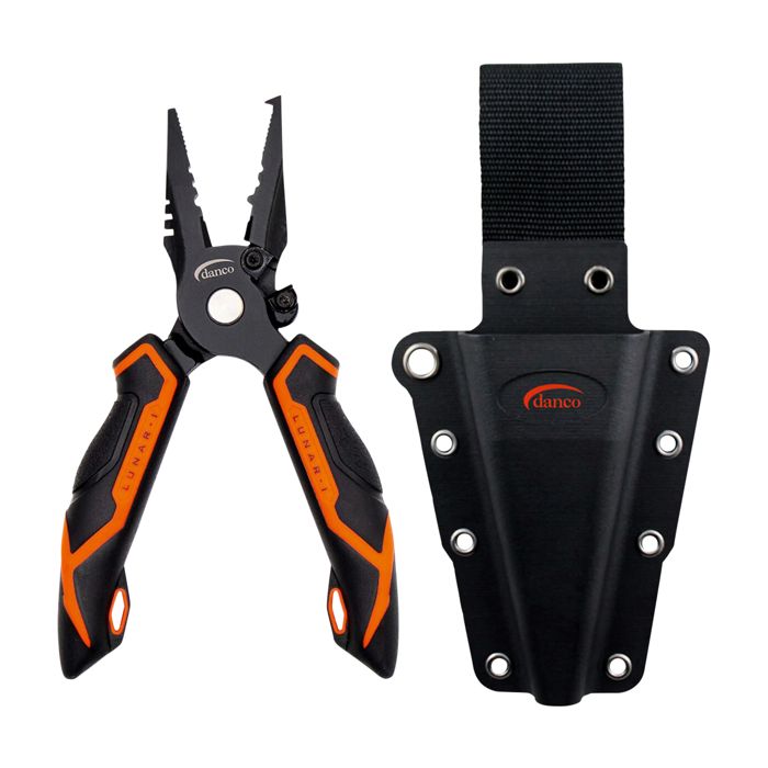 Плоскогубцы рыболова Danco Lunar-1 Carbon Steel Pliers w/ Sheath - 6.5"