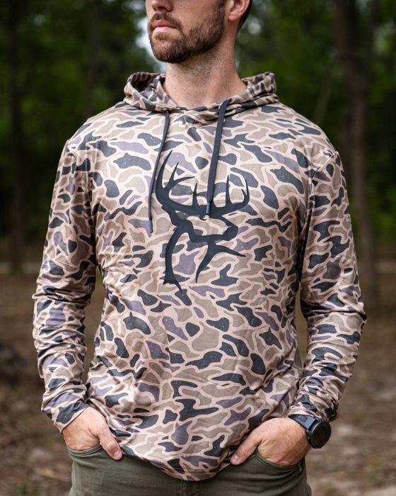 Рыболовная рубашка Buck Commander x Burlebo Gauge Camo Performance Hoodie