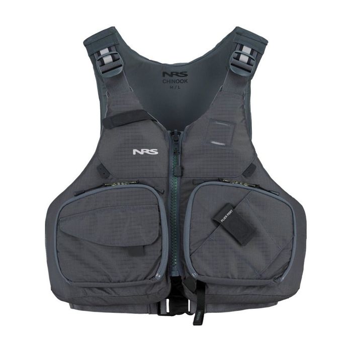 Оснащение для каяка NRS - Chinook Fishing PFD - Charcoal