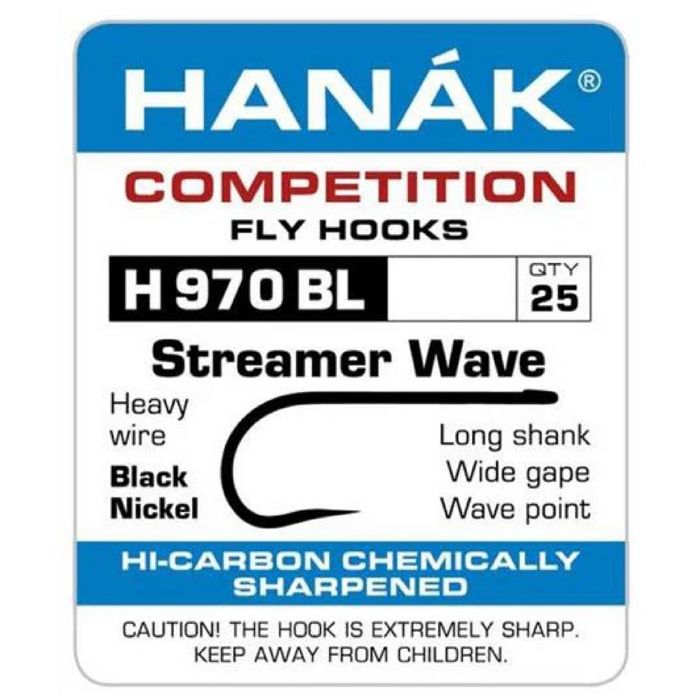 Крючки MFC Hanak H 970 BL Streamer Wave Hooks