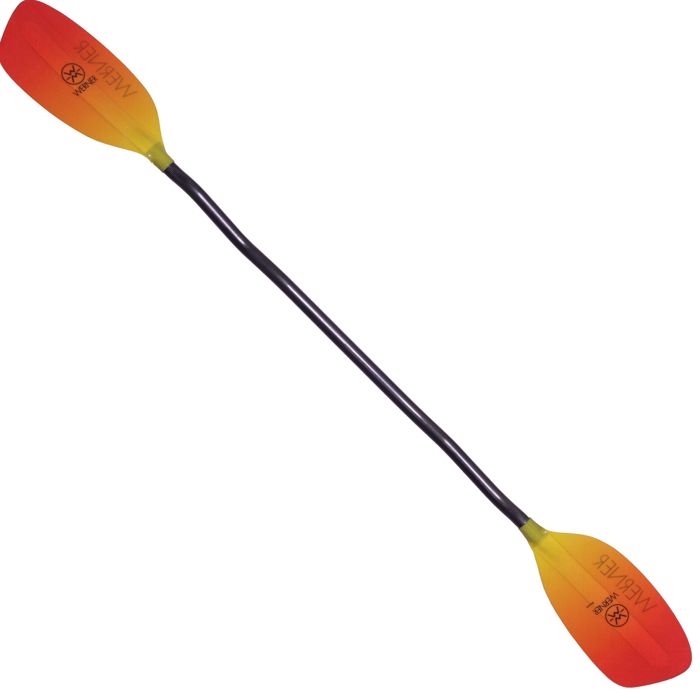 Оснащение для каяка Werner Paddles Werner Player Fiberglass Bent Shaft Whitewater Kayak Pa