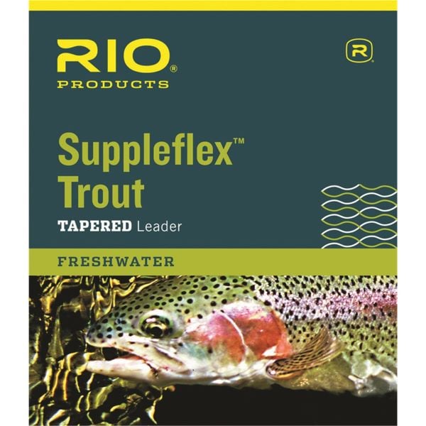 Поводковый материал Rio Suppleflex Trout Leader 12'