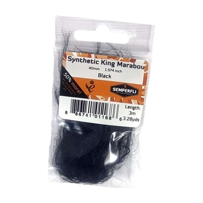 Материал для вязания мушек Semperfli Synthetic King Marabou 40mm