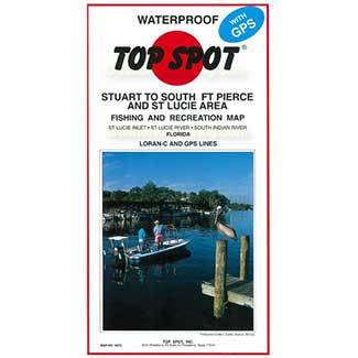 Походная посуда TOP SPOT, INC. Top Spot N-215 Stuart to So. Ft. Pierce Chart