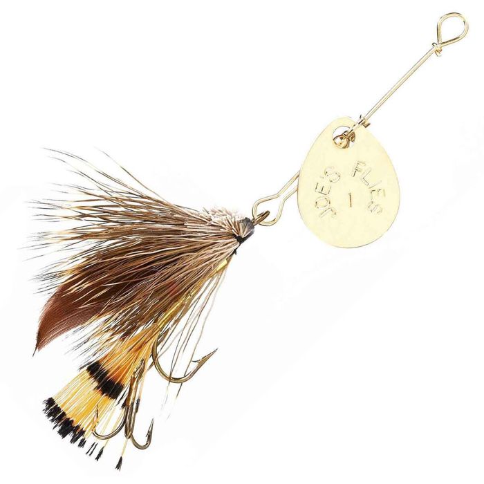 Вращающаяся блесна Joe's Flies Short Striker Inline Spinner - Muddler, Size 8