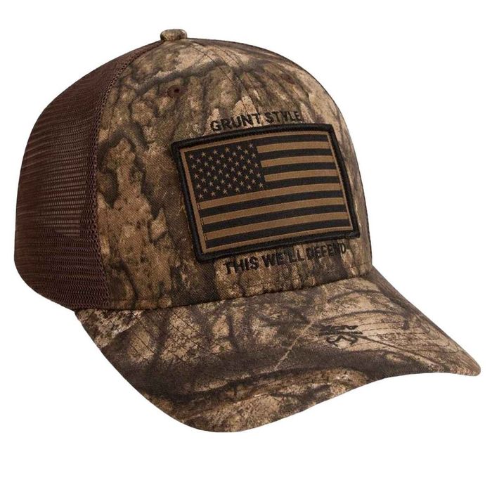 Кепка Grunt Style Men's Realtree APX Flag Stretch Fit Hat - One Size Fits Mos