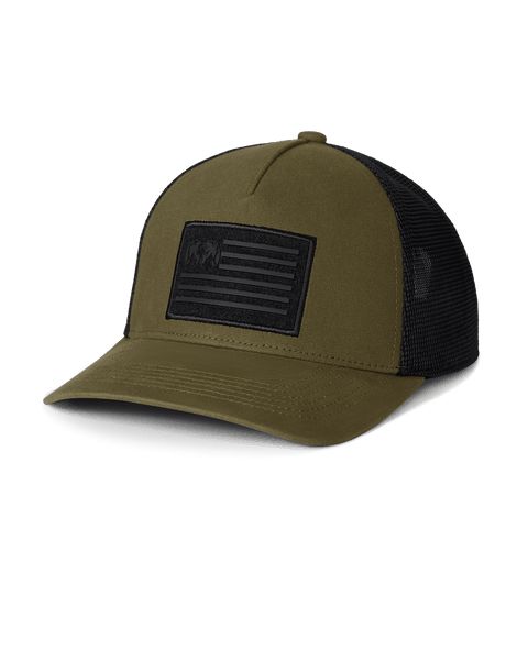 Головной убор KUIU Welded Flag Patch Hat | Olive/Black