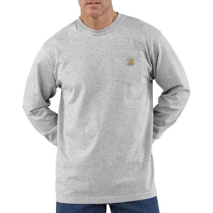 Рыболовная рубашка Carhartt Men's Loose Fit Long Sleeve Workwear Tee Shirt