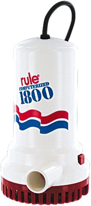 Коробка для снастей RULE 1800GPH Sump/Utility Pump with 8' 110vac Cord