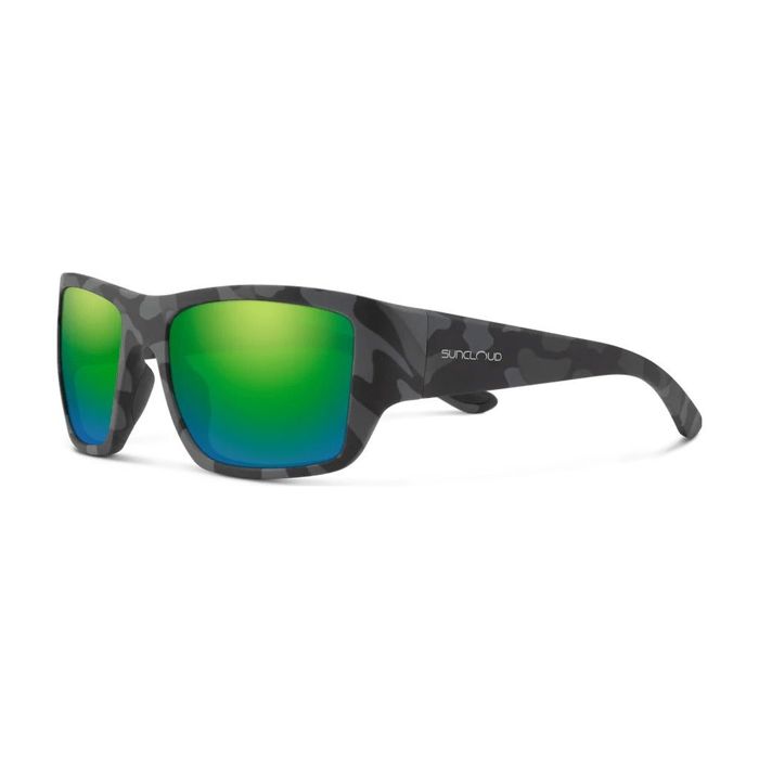 Поляризационные очки Suncloud Sculpin - Matte Stonefish - Polarized Green Mirror Lens