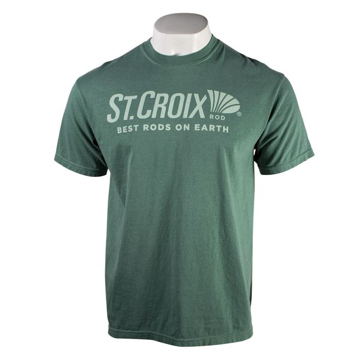 Рыболовная рубашка ATS St Croix Green Comfort Colors Tee