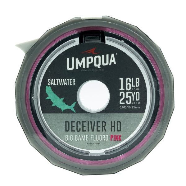Флюорокарбоновая леска Umpqua Deceiver HD Big Game Fluorocarbon Tippet Pink (25 yds)