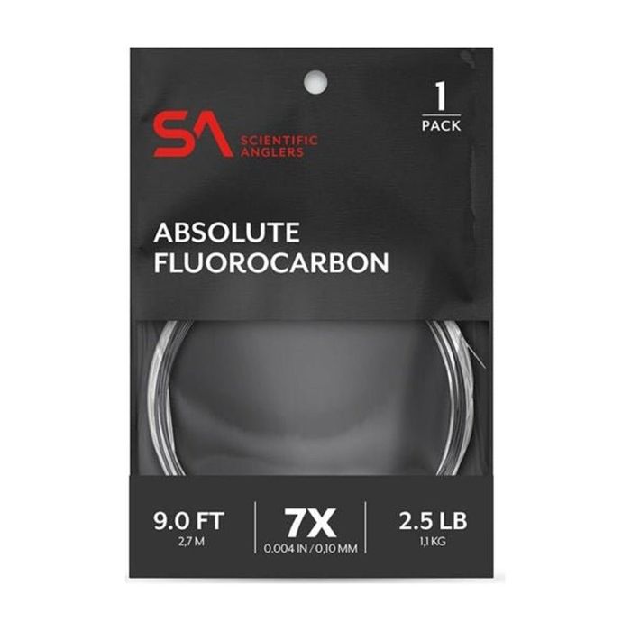Подлесок и типпет Scientific Anglers Absolute Fluorocarbon Tapered Leader - 9ft