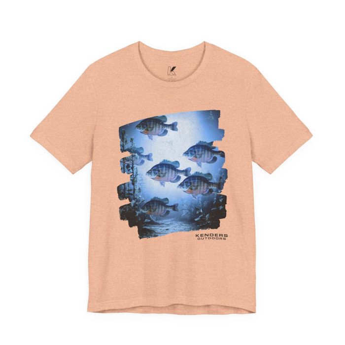 Рыболовная рубашка Printify “Winter Roam” Bluegill Fishing T-Shirt | Kenders Outdoors