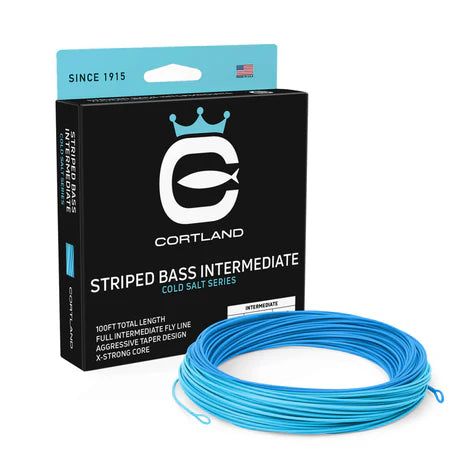 Нахлыстовый шнур Cortland Cold Salt Series Striped Bass Intermediate Fly Line
