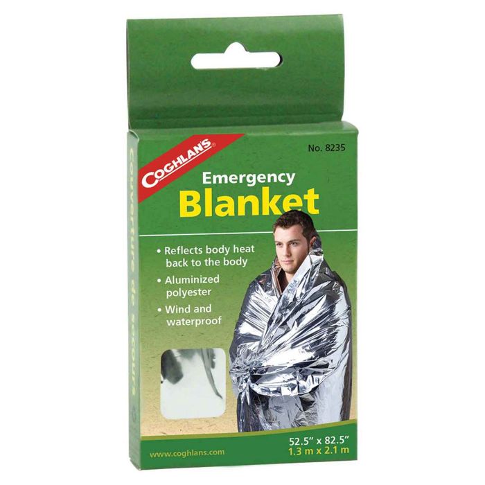 Снаряжение для выживания Coghlan's Emergency Blanket - 52in x 82.5in