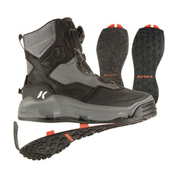 Забродные ботинки Korkers Darkhorse Wading Boot - Felt & Kling-On Soles