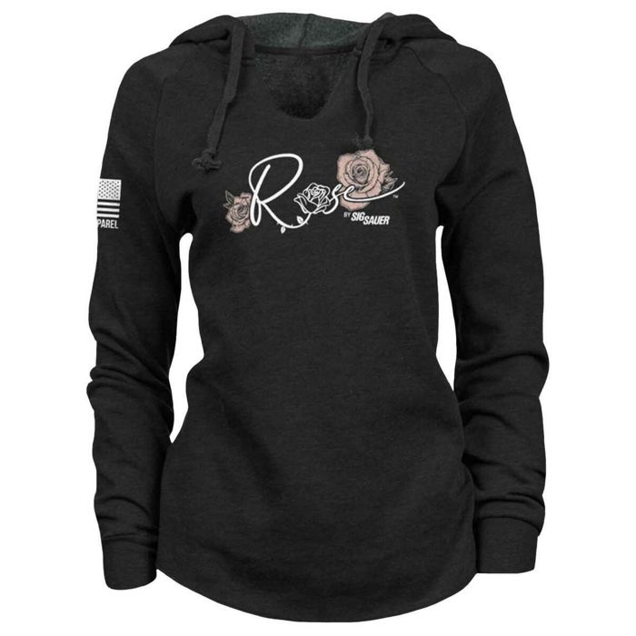 Рыболовная рубашка Nine Line Women's Rose Sig Sauer Hooded Sweatshirt